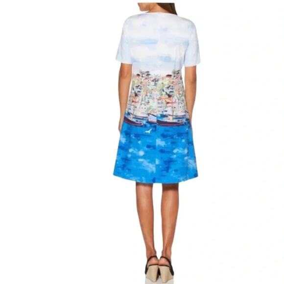 NWT Rafaella Yacht Sea Side Village Coastal dress Size 6 NWOT - Picture 10 of 13